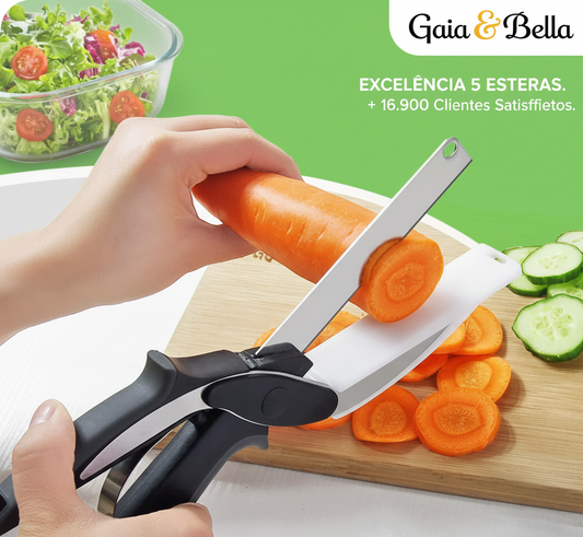 Tesouras de Cozinha 2 em 1 Premium™